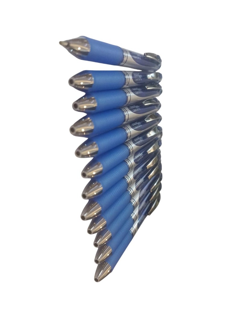 Pentel EnerGel  BL77 - Retractable  Gel Ink Pen - 0.7mm - Blue - Box of 12  - Image 3