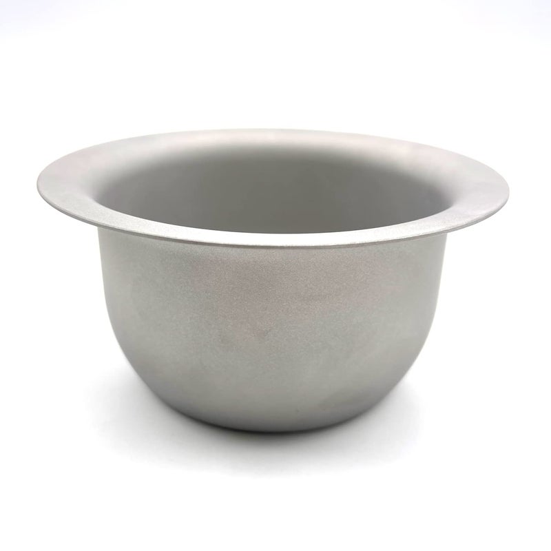 Vikings Blade Luxury Shaving Soap Bowl, Sandblasted Steel for Fast, Thick Lather, Unbreakable, Tactile Texture, Great for Most Pucks & Soaps (GRAND Chairman, 3.55â€ Diameter) - Image 4