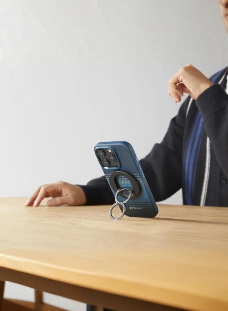 iPhone 16 Pro Magsafe Case / Built-In NFC / Raised Camera Lip / Woven Touch / Drop and Damage Protection / Slim Profile / Durable Shockproof Back Cover - Moonrise - Image 2