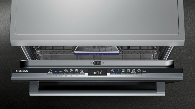 سيمنز غسالة صحون قائمة بذاتها Siemens SN23HB62MT 60 سم IQ500 مع اتصال منزلي، 14 إعداد للصحون، 6 برامج، سلال varioFlex، D، أسود - Image 2