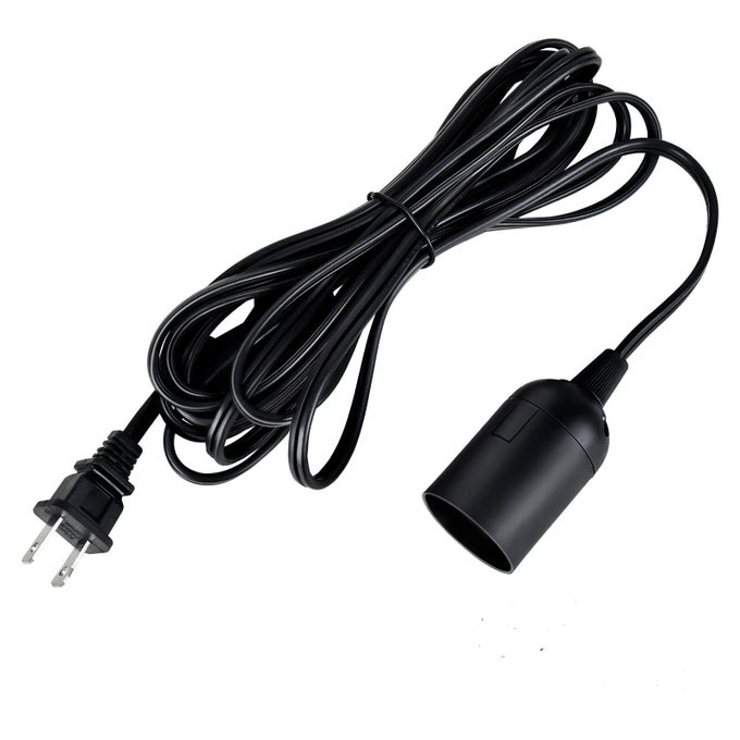 15 FEET 360W EXTENSION HANGING LANTERN PENDANT LIGHT LAMP CORD CABLE E26 SOCKET ONOFF SWITCH NO BULB INCLUDED BLACK