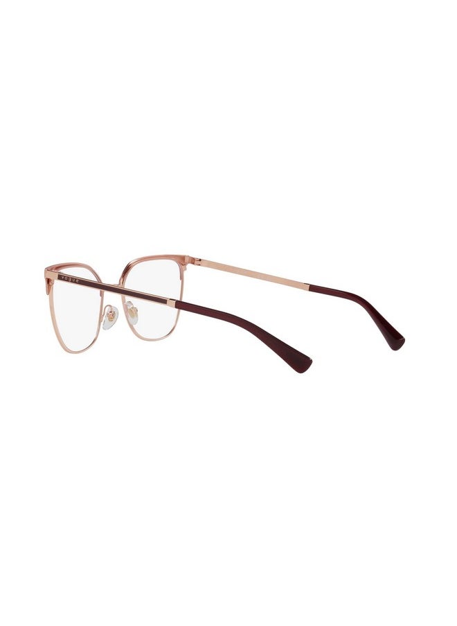 Vogue Eyewear Women'S Vo4249 Square Prescription Eyewear Frames, Top Bordeaux/Rose Gold/Demo Lens, 51 Mm  - Image 5