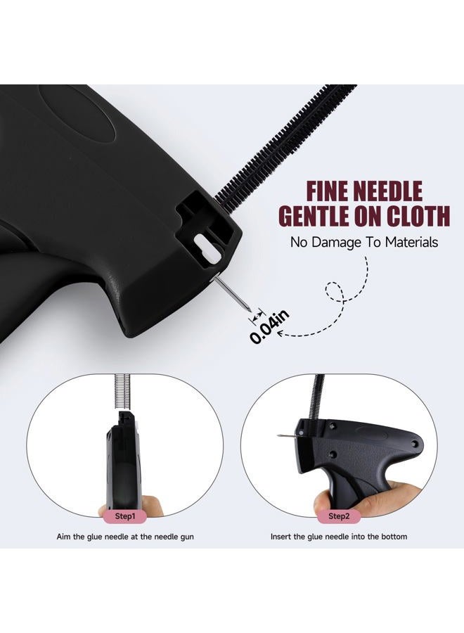 KEEUH Black Quick Stitch Sewing Gun - Includes 6 Mini Needles and 4000pcs Fasteners (2000 Black & 2000 White) Clothing Stitch Gun Quick Stitchy Sewing Kit - Image 3