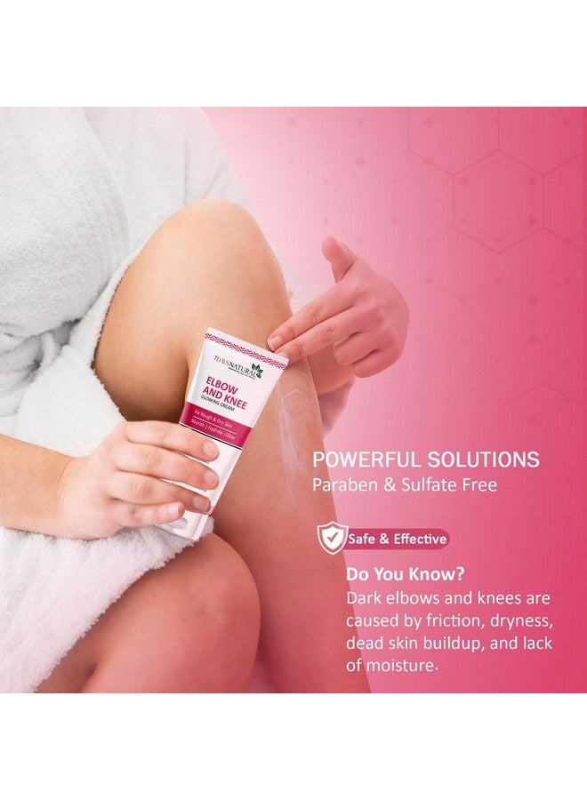 7 DAYS Elbow & Knee Glowing Cream | Hydrating & Nourishing Formula for Dry & Dark Areas | Exfoliates & Softens Rough Skin | Suitable for All Skin Types (100g) - Image 3