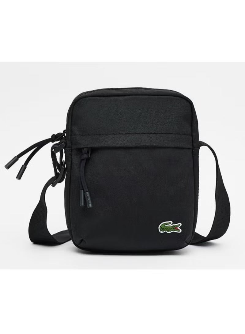 LACOSTE Lacoste Neocroc Basic Messenger Bag Black  - Image 2