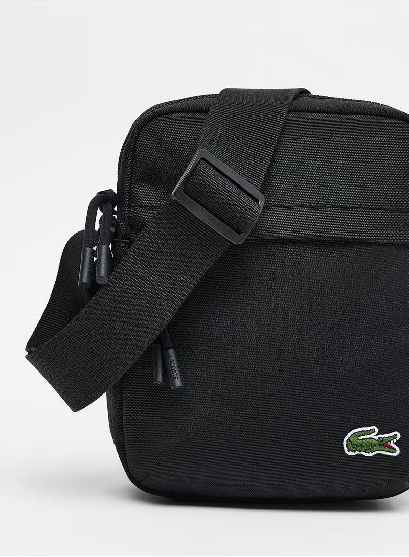 LACOSTE Lacoste Neocroc Basic Messenger Bag Black  - Image 1