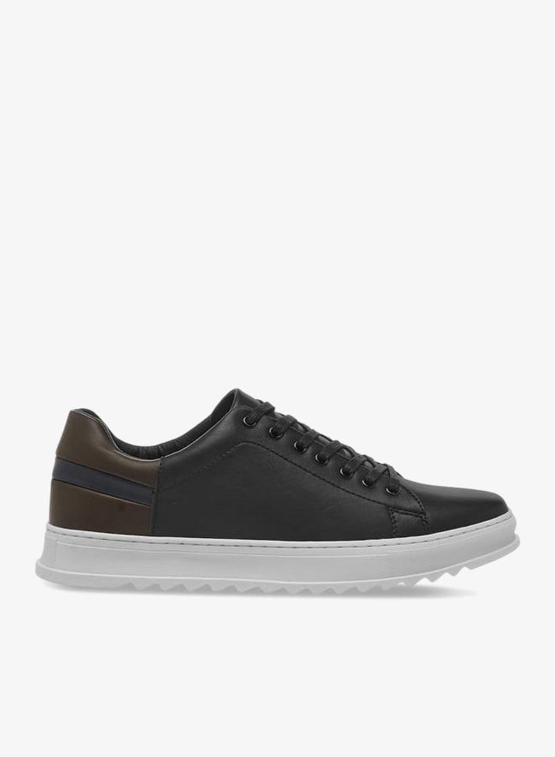 LBL by Shoexpress Men Solid Lace-Up Sneakers - Image 2