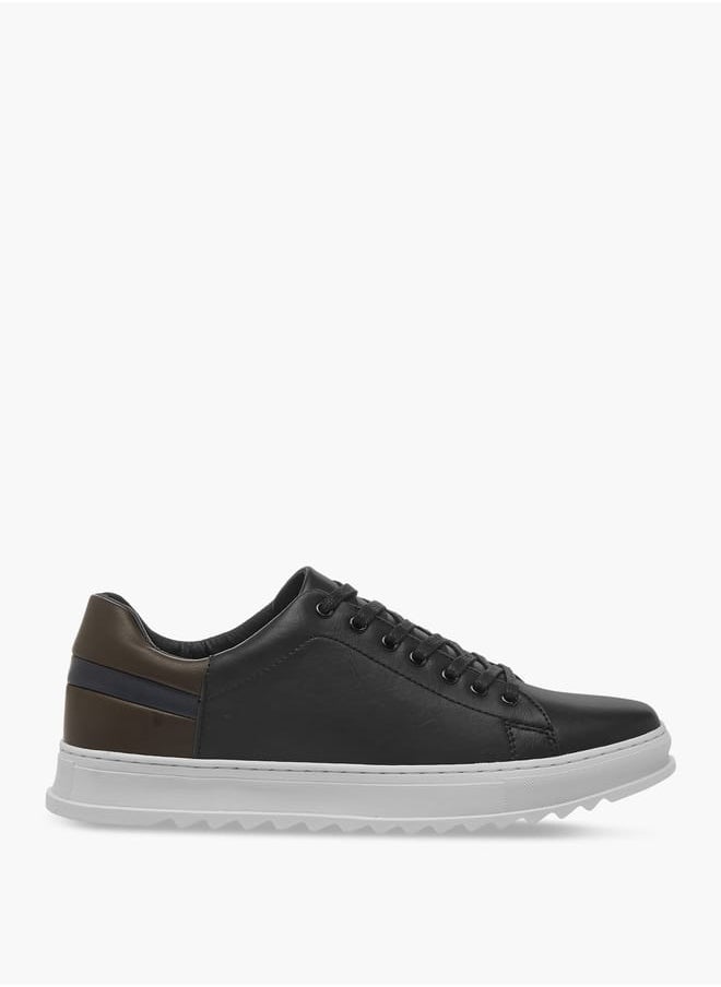 LBL by Shoexpress Men Solid Lace-Up Sneakers  - Image 3