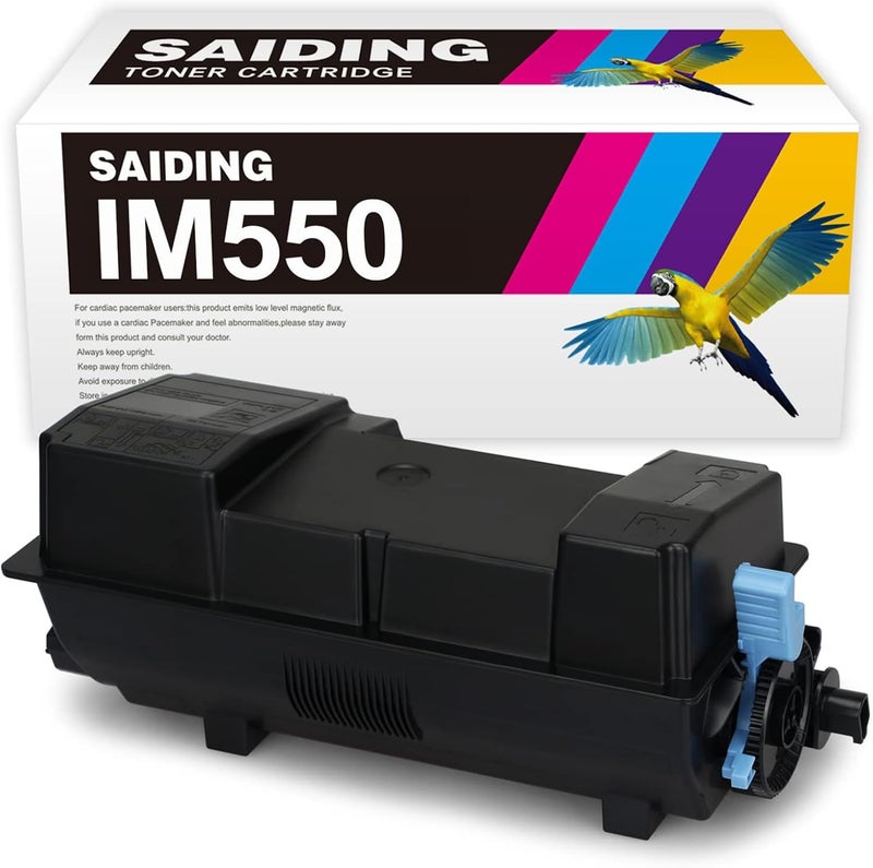 SAIDING Compatible Toner Cartridge Replacement for IM550 IM600 418477 to Use with Ricoh IM 600SRF IM 550F P800 P801 High Yield 25500 Pages (1 Black) - Image 1
