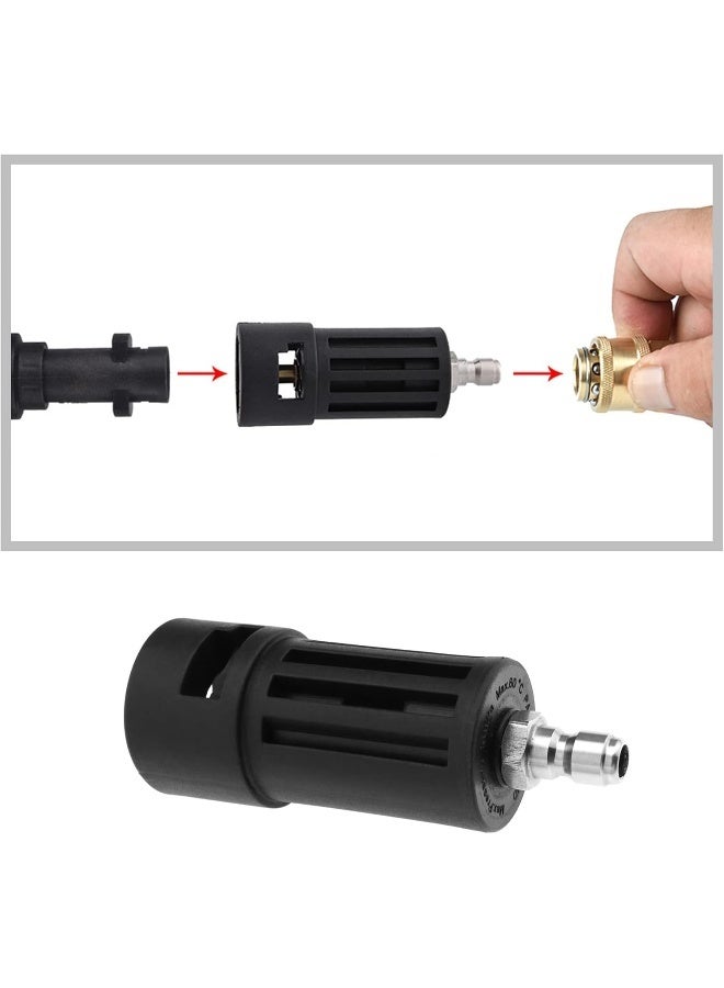 Create idea Pressure Washer Adapter 1/4 Inch Quick Connect Compatible With Karcher K2 K3 K4 K5 K6 K7 Compatible With Stanley Slp Pressure Washers  - Image 2
