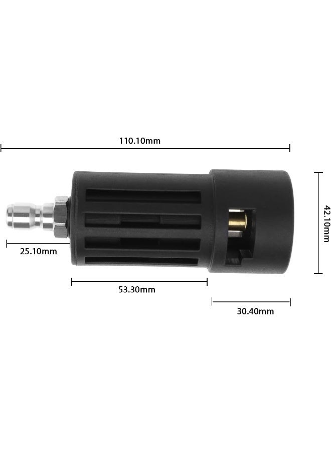 Create idea Pressure Washer Adapter 1/4 Inch Quick Connect Compatible With Karcher K2 K3 K4 K5 K6 K7 Compatible With Stanley Slp Pressure Washers  - Image 4