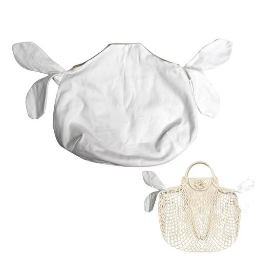 MEYAGO Handmade Bag Insert Organizer for Drawstring Mesh Bucket Bag Inner Insert Organizer MultiFunctional Net Bags Inner Bag L - Image 1
