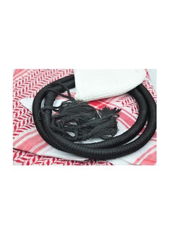 متقلبة Caprisious Ghutra Complete Set for Men - Premium Arab Fashion Keffiyeh & Head Ring Agal Iqal | Arabian Scarf Shaykh Boys Headwear One Size  - Image 3