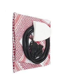 متقلبة Caprisious Ghutra Complete Set for Men - Premium Arab Fashion Keffiyeh & Head Ring Agal Iqal | Arabian Scarf Shaykh Boys Headwear One Size  - Image 5