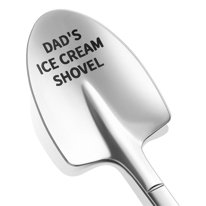 HUINF Father's Day Gifts,Gifts for Dad from Daughter Son,Stainless Steel Ice Cream Shovel for Dad Birthday Christmas Fathers Dad day Gifts - Image 1