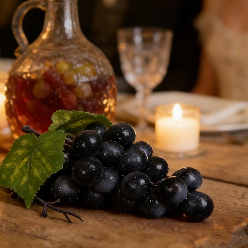 Faux Grapes | Realistic Party Decorations | Faux Fruit Table Decorations for Party | for Home Kitchen Dining Room Restaurant Wedding Events Receptions - Image 3