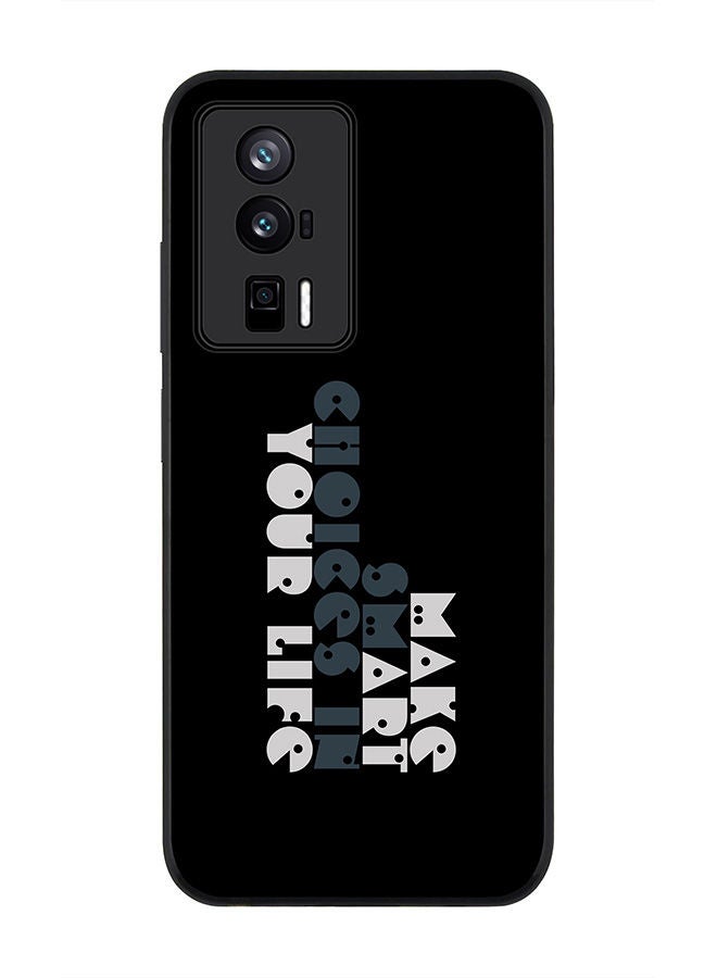 Rugged Black edge case for Xiaomi Poco F5 Pro 5G / Xiaomi Redmi K60 / Xiaomi Redmi K60 Pro Slim fit Soft Case Flexible Rubber Edges Anti Drop TPU Gel Thin Cover - Make Art Your Life
