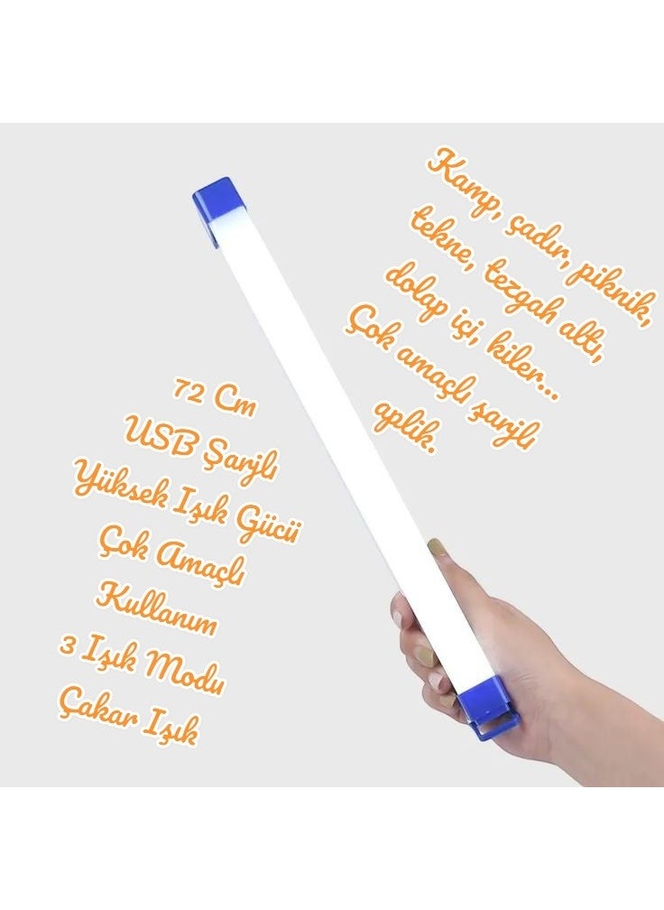 Full Reyon - Rechargeable, 72 cm, 30 Watt, Emergency Mode, Dimmable, Boat, Tent, Under-Counter Luminaire, USB Rechargeable - Image 1