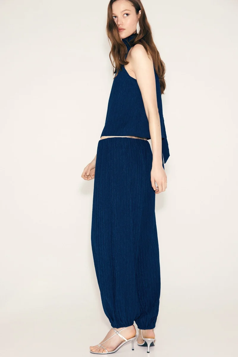 H&M Crinkled balloon trousers