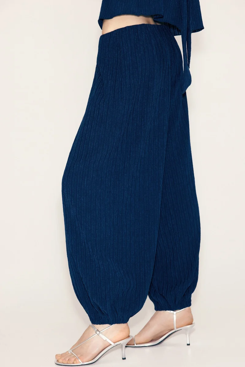H&M Crinkled balloon trousers