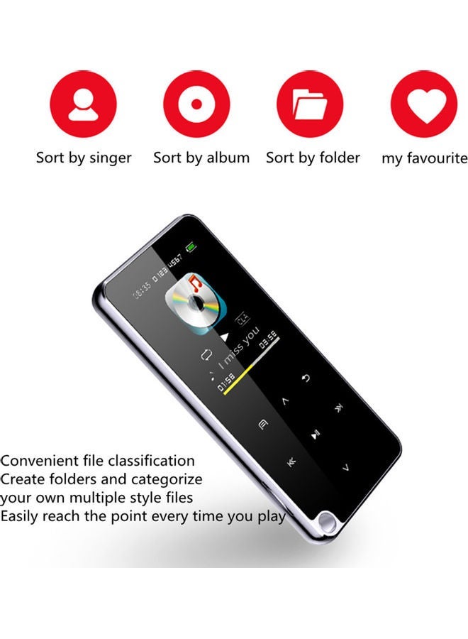 NIBEMINENT M25 Bluetooth MP3 Music Video Player M25-32 Black - Image 3