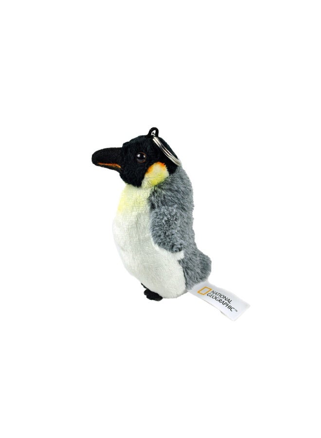 CubicFun National Geographic Clip Premium Penguin Plush Toy - 4-Inch - Image 5