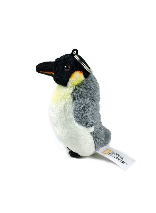 CubicFun National Geographic Clip Premium Penguin Plush Toy - 4-Inch - Image 1