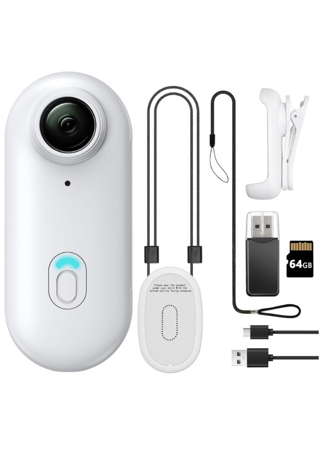 Best Mini Pocket Sport 4K Action Camera, 4K 60fps High Definition Body-Worn Vlogging Cam with Smart WIFI & Magnetic Waterproof - Image 1