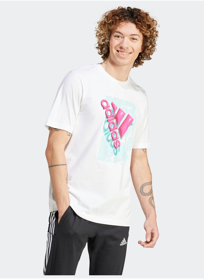 Adidas - Summer Fun Pool Graphic T-Shirt - Image 1