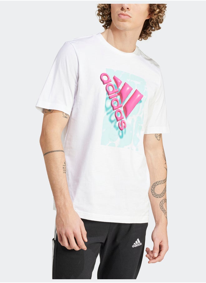 Adidas - Summer Fun Pool Graphic T-Shirt - Image 1