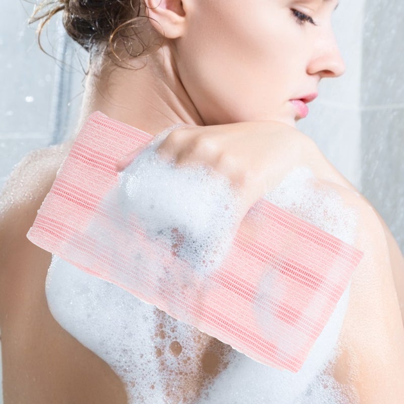 2pcs Shower Exfoliating Back Scrubbers Back Scrubber Towels Bath Wash Clothes - Image 4