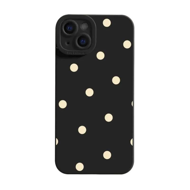 Protective Case | Red | TPU | Polka Dot | Drop Protection | Shockproof Cover for iPhone 16 / 16 Plus / 16 Pro / 16 Pro Max - Image 2