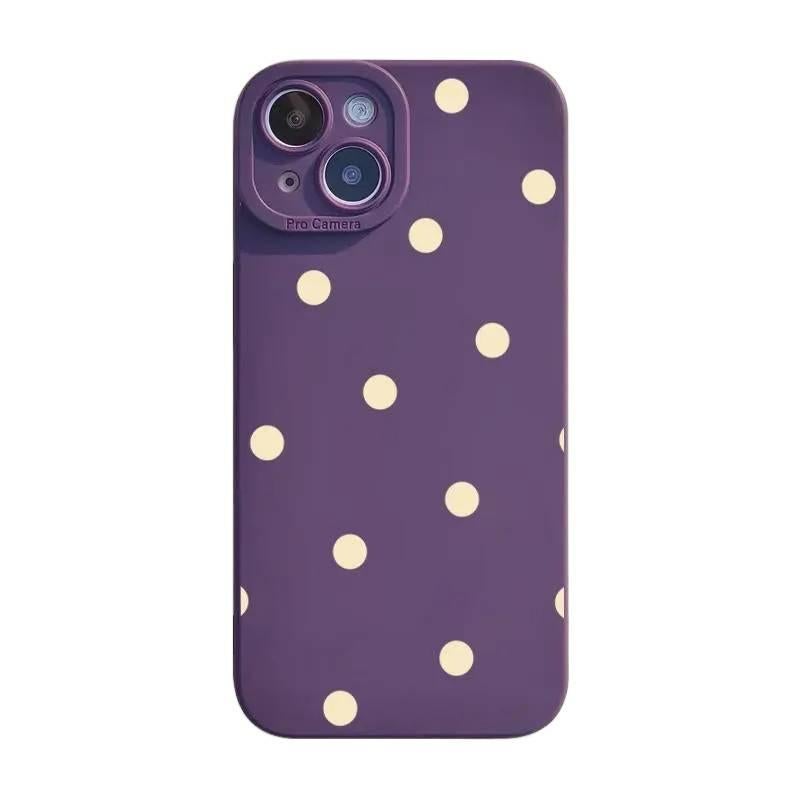 Protective Case | Red | TPU | Polka Dot | Drop Protection | Shockproof Cover for iPhone 16 / 16 Plus / 16 Pro / 16 Pro Max - Image 5