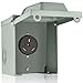 WELLUCK 30 Amp RV Power Outlet Box 125 Volt NEMA TT30R RV Receptacle Enclosed Lockable Outdoor Electrical Panel Weatherproof Plug for Temporary Hookup RV Camper Travel Trailer Car Generator - Image 2