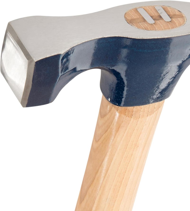 Estwing Bricklayer's/Mason's Hammer - 21 oz Masonry Tool for Forged Steel Head & Long Hickory Wood Handle - EW6-21BLL - Image 2