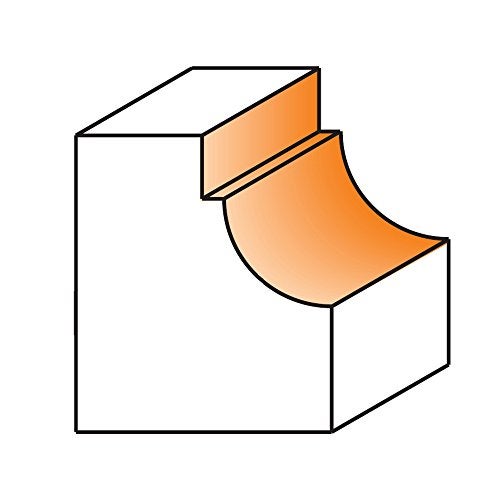 CMT ORANGE TOOLS CMT 863.080.11 Cavetto Edge Mold Bit, 5/16-Inch Radius, 1/4-Inch Shank - Image 2