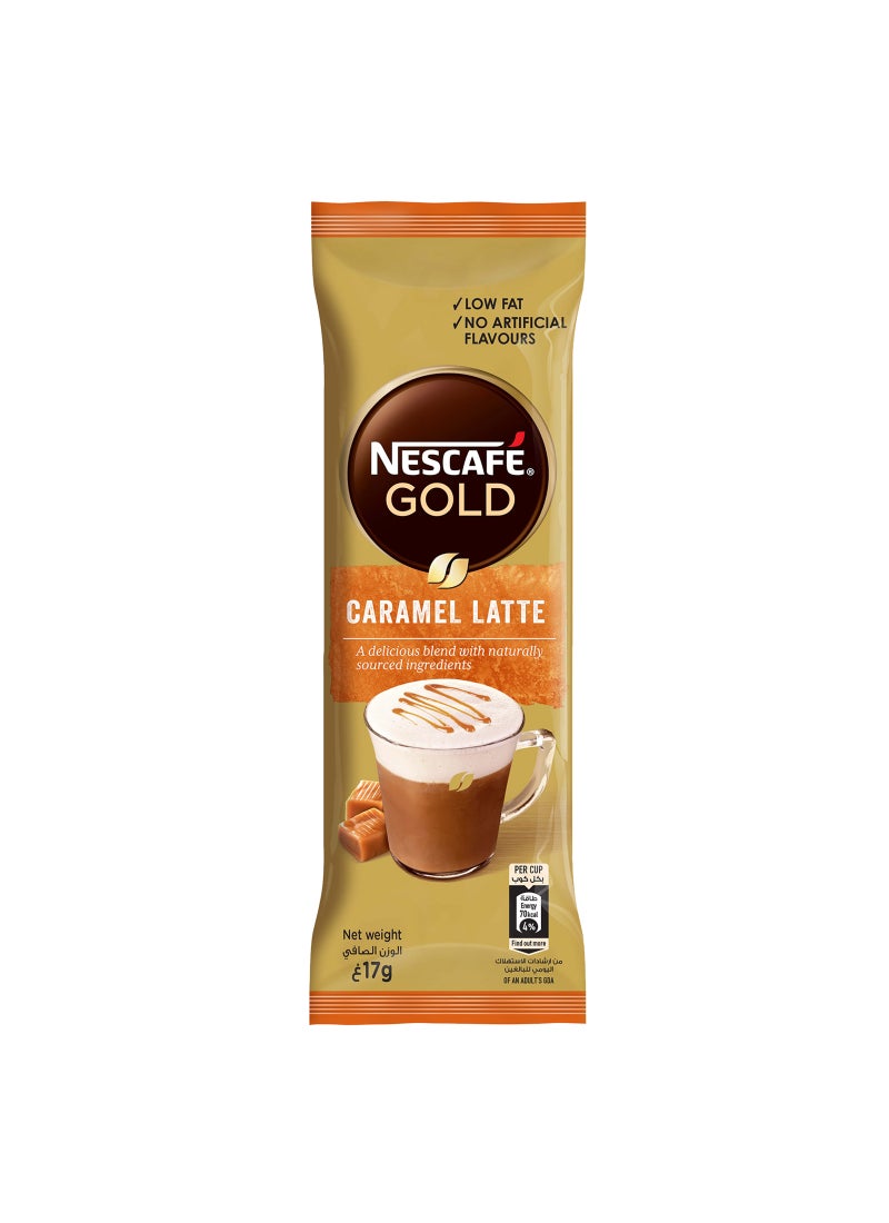 Nescafe Gold Caramel Latte Instant Coffee Single - Image 2