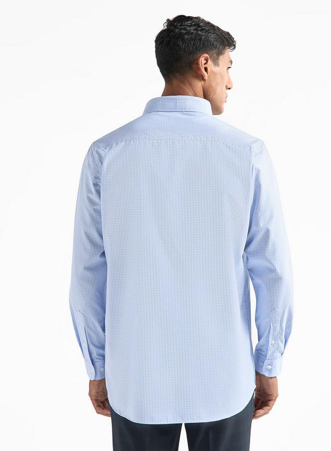 سبلاش فيڤ قميص مربعات بقصة عادية وجيب على الصدر - Image 3