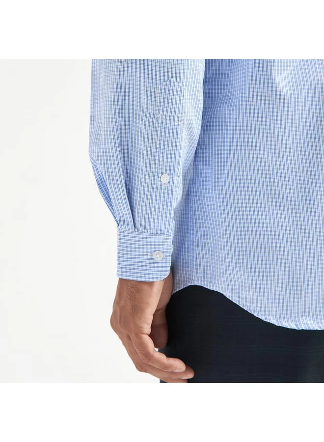 Splash FAV Regular Fit Checked Shirt with Chest Pocket