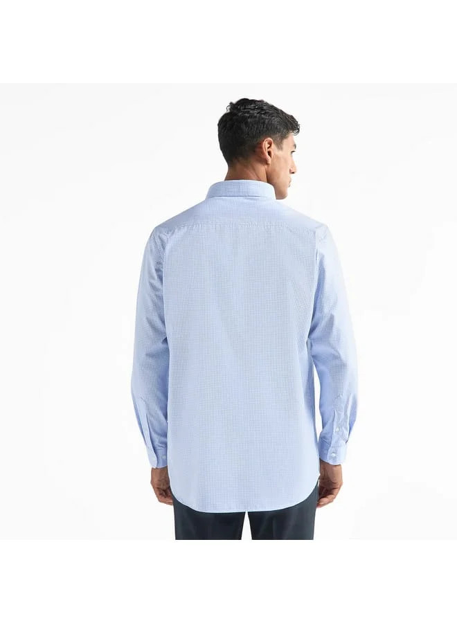 Splash FAV Regular Fit Checked Shirt with Chest Pocket