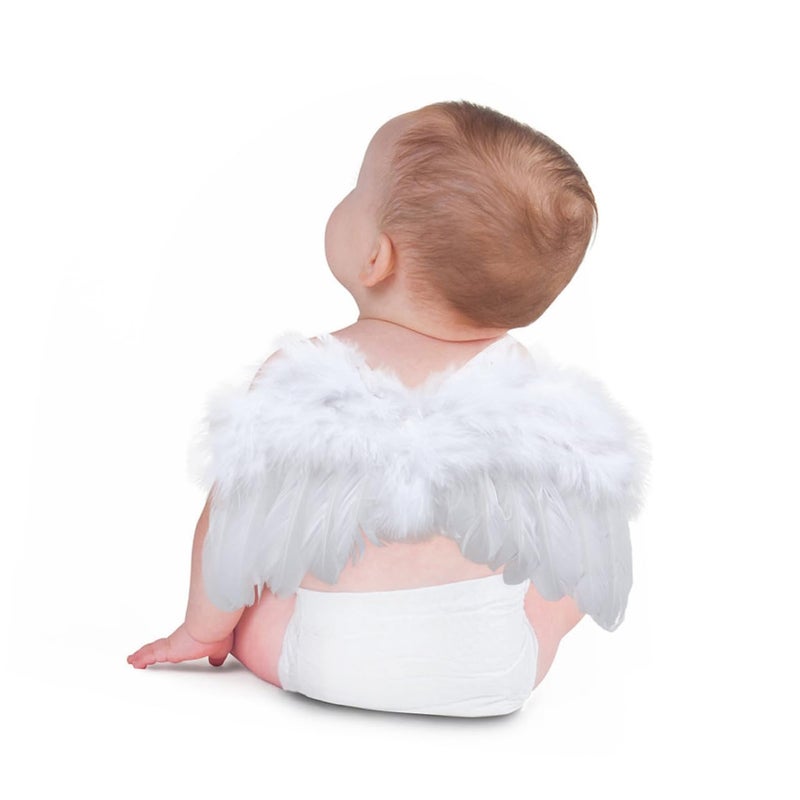 White Newborn Photography Kit With Leaf Headband Shower Photo Props For Boys And Parents - Image 4