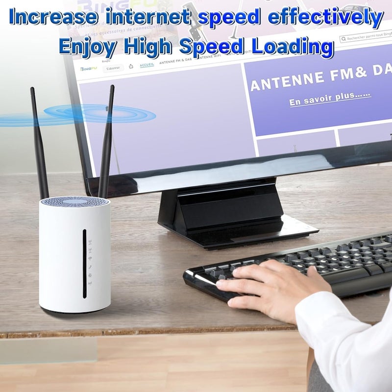 BINGFU Dual Band WiFi Antenna 2.4GHz 5GHz 5GHz 6dbI SMA Connector Wireless Vedio Security IP Camera Surveillance Recorder DVR Vehicle Truck Camper Trailer Rear View Camera Rear View Monitor - Image 4