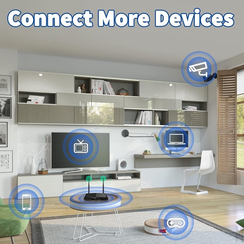BINGFU Dual Band WiFi Antenna 2.4GHz 5GHz 5GHz 6dbI SMA Connector Wireless Vedio Security IP Camera Surveillance Recorder DVR Vehicle Truck Camper Trailer Rear View Camera Rear View Monitor - Image 5