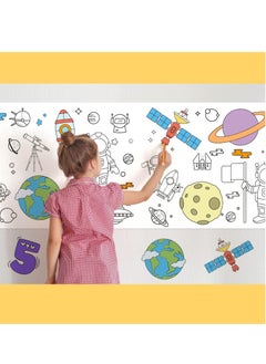 Generic Children's Drawing Roll, 12 Pieces DIY Color Filling Paper Early Educational toy,  Multipurpose Drawing Paper Roll for Toddlers, A perfect gift for boys and girls, develop your child's drawing talent  - Image 3
