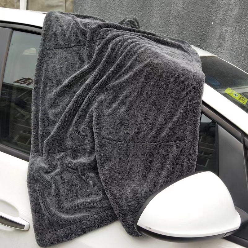 Small Braid Water-Absorbing Towel Double-Layer Thickeneded Twisted Cloth Braid Cloth Absorbent Car Wiping Towel Car Cleaning Towel 40*40 - Image 3