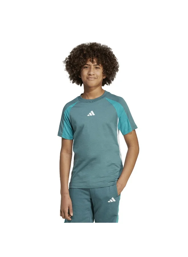 adidas Adidas J  Cb T Green T-Shirt (Short Sleeve) T-Shirts For Kids