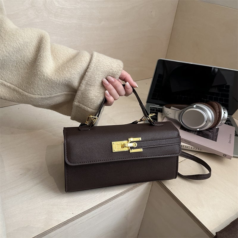 Women's PU Leather Small Square Crossbody Bag - Image 3