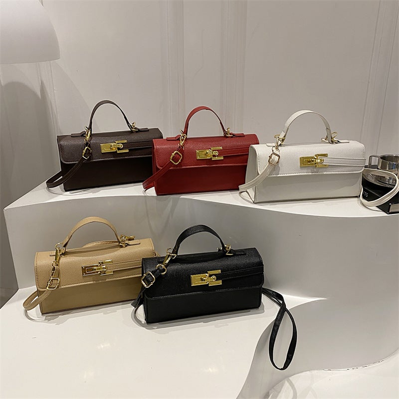 Women's PU Leather Small Square Crossbody Bag - Image 5