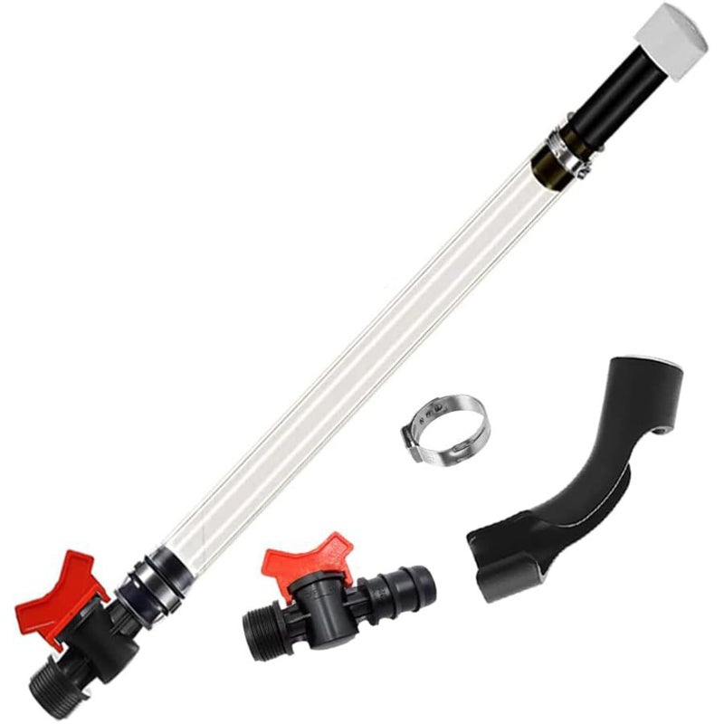 Heavy Duty Flexible Fuel Transfer Hose Set With Valves For Racing Jugs And Cans - Image 2