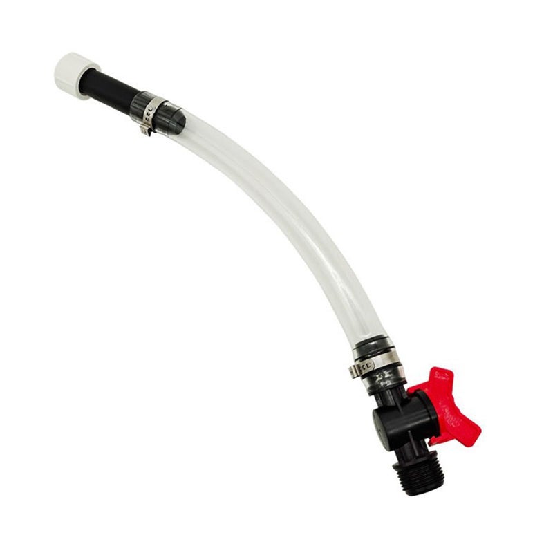 Heavy Duty Flexible Fuel Transfer Hose Set With Valves For Racing Jugs And Cans - Image 5